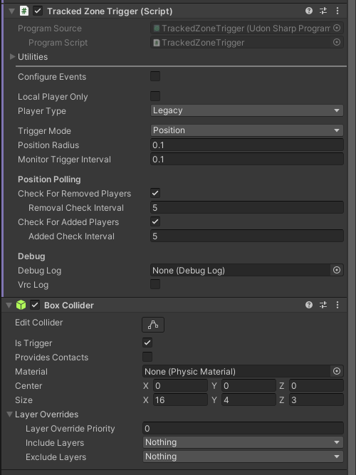 Example 1 - Zones - A - trigger