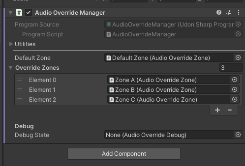 Audio Override Manager